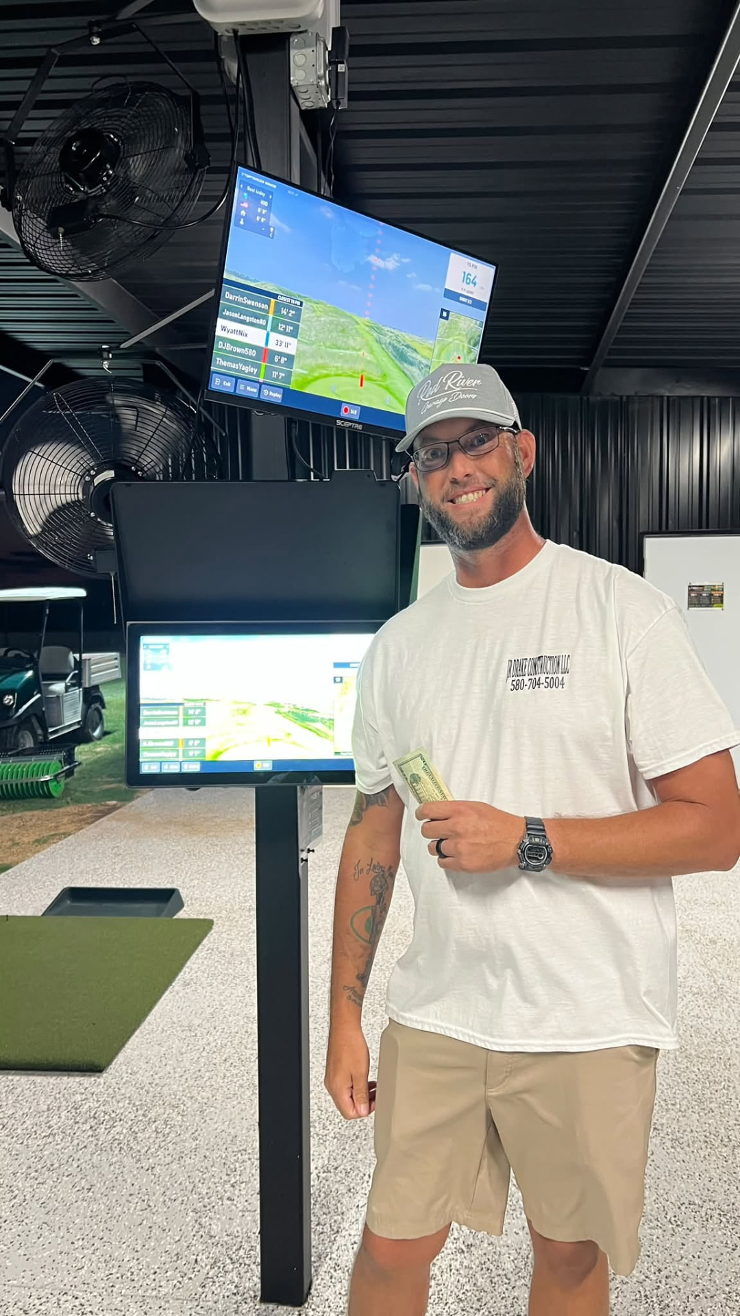 Guests enjoying The Back Nine Toptracer range, community photo 7